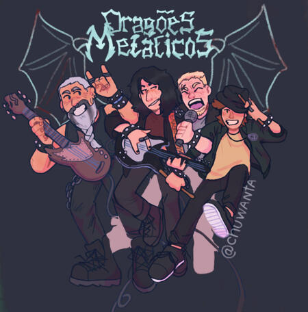 Fanart, Dragões Metálicos -Ordem Paranormal