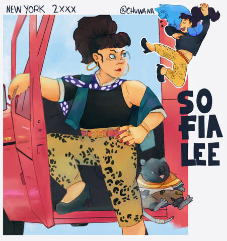 Fanart, Sofia Lee - The Unsleeping City